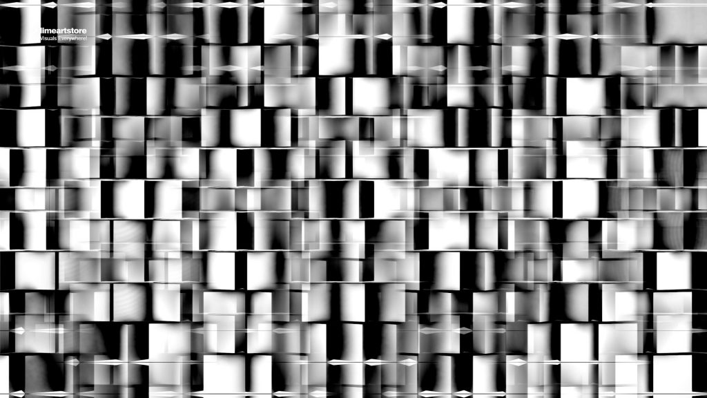 Cubes Displace Video Mapping VJ Loop. HD Projection Visuals