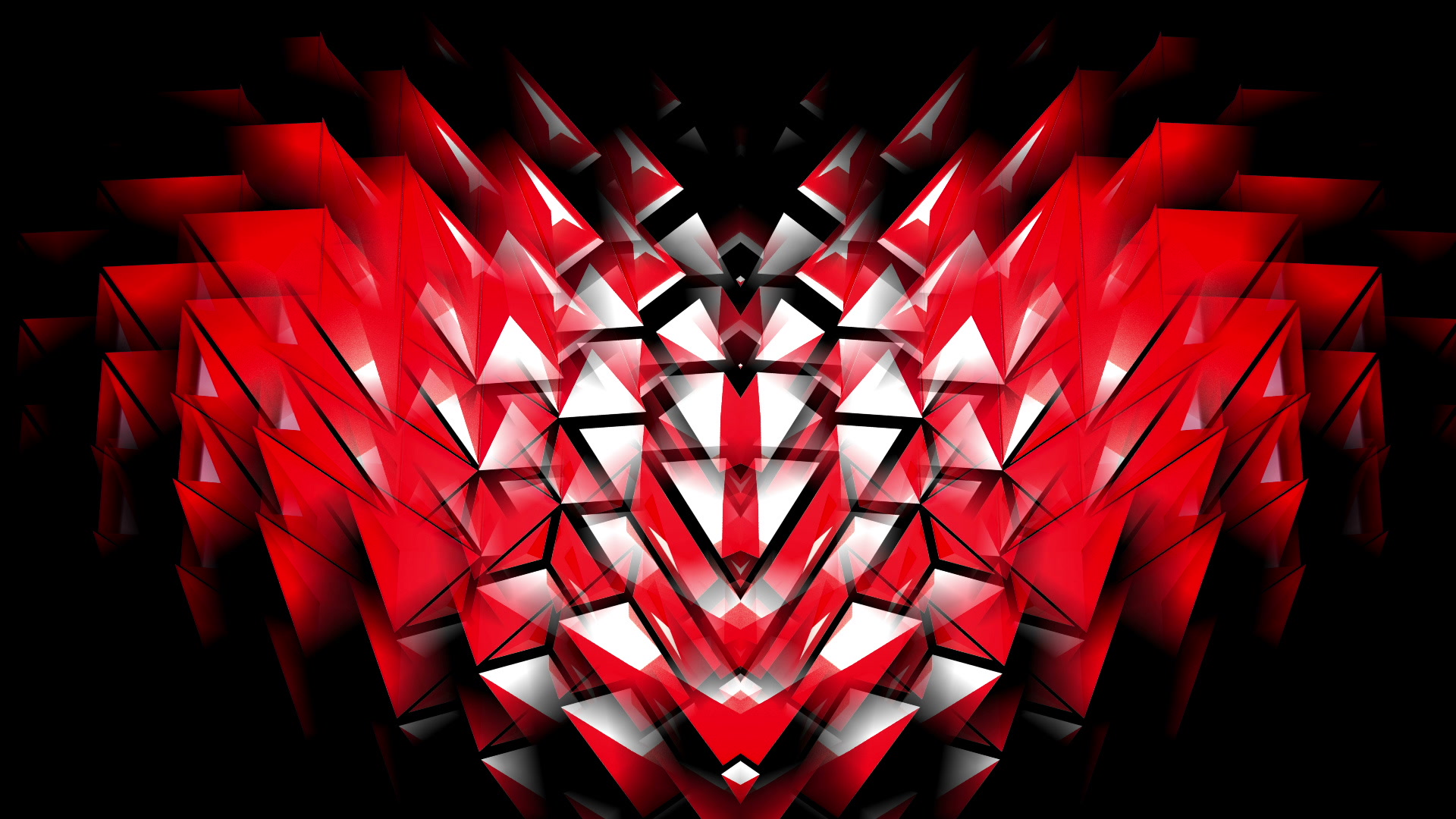 Polygonal Heartbeat – VJ Loop