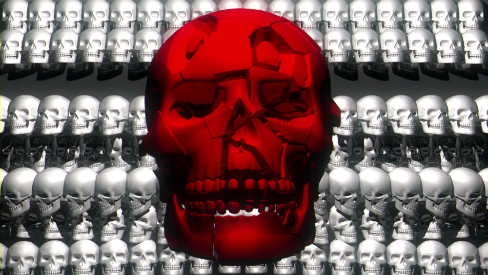 Skull-Shake-Red-Skull-Pattern-Short-Vj-Loop-Full-HD-LIMEART_001 VJ Loops Farm - Video Loops & VJ Clips