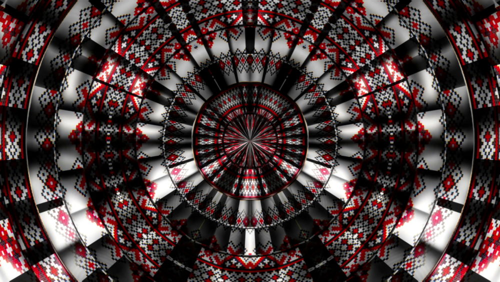vj video background Ornament-Red-Shift-VJ-Loop-LIMEART_003