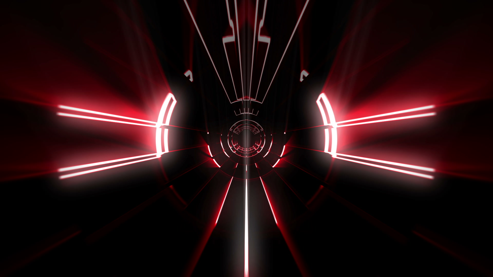 Red Displace Tunnel  – Vj Loop