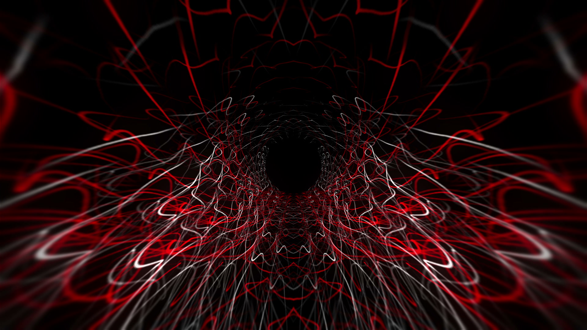 Red Motion Tunnel  – Vj Loop