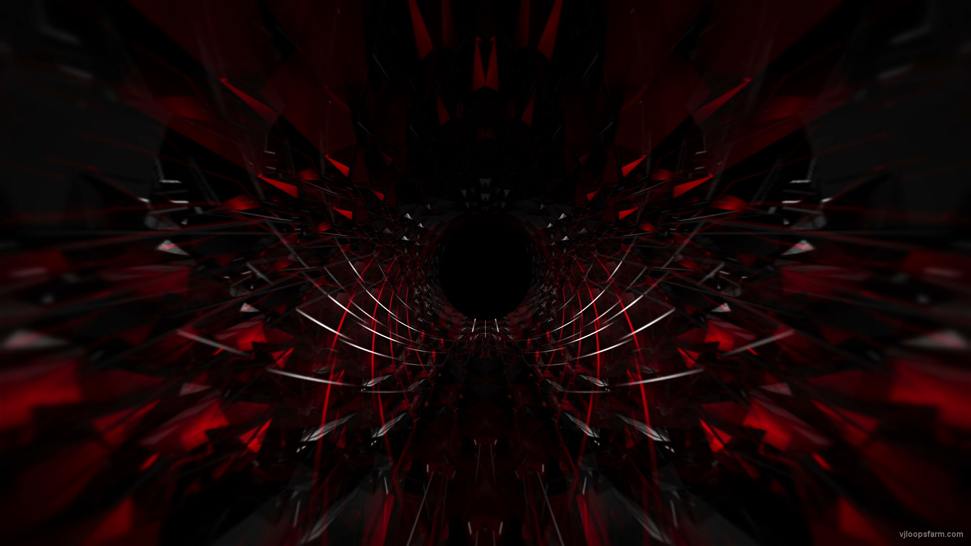 Black Glass Red Tunnel - VJ Loop - VJ Loop. Download Full HD vj loop