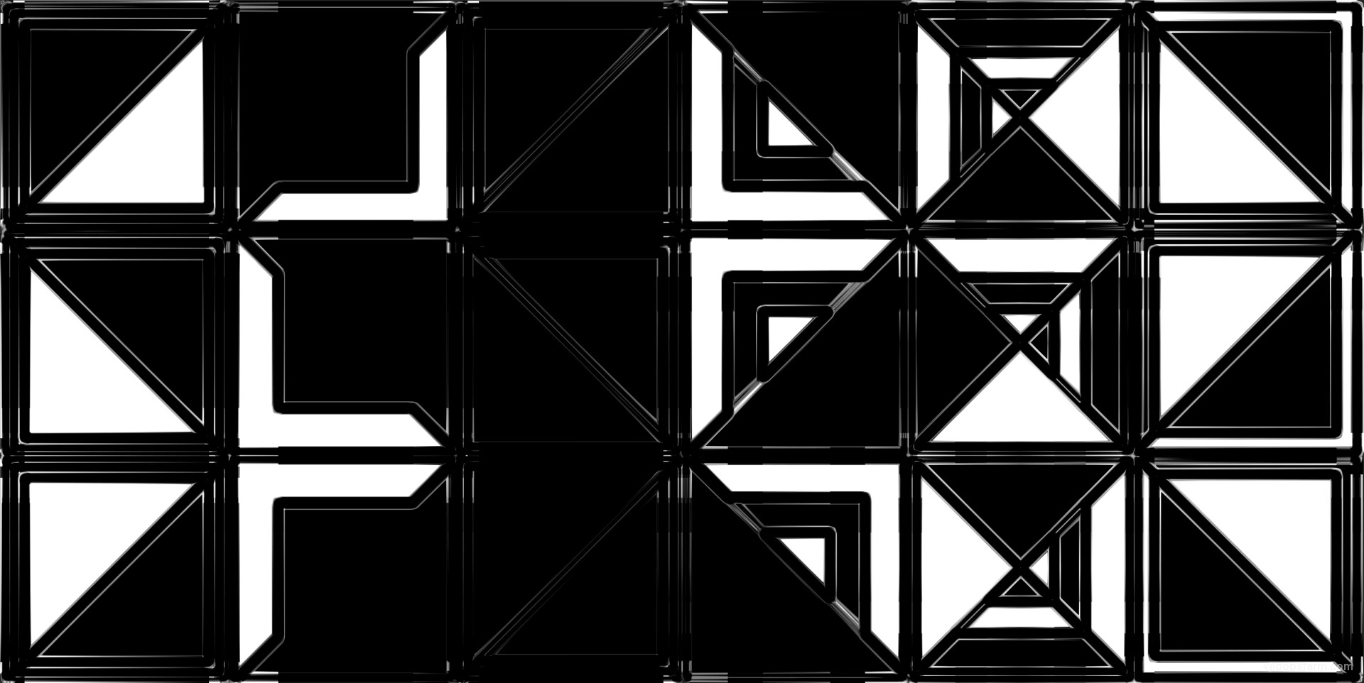 Cube Triangle Map Video Mapping VJ Loop