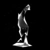 vj video background Black-Horse-Statue-Holographic-VJ-Loop-LIMEART_003