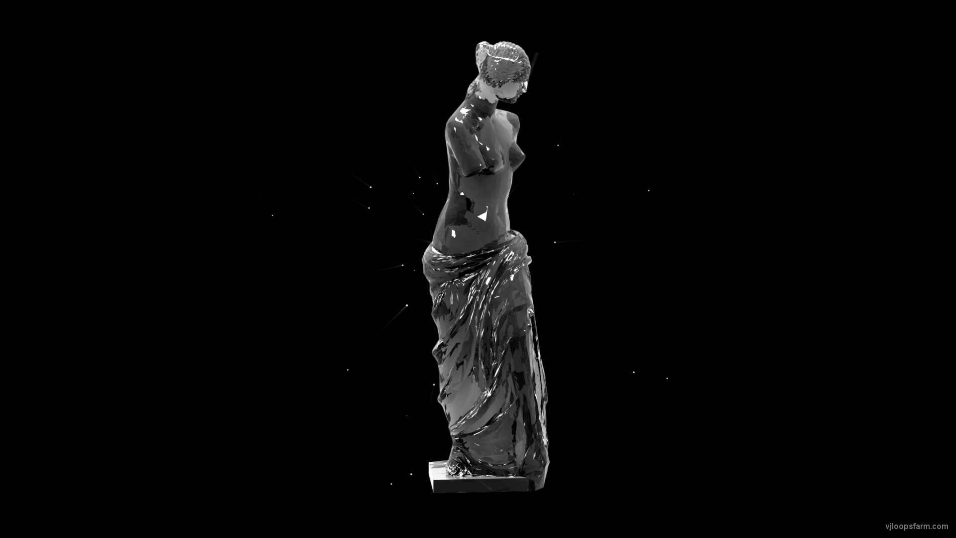 Venus Milos Statue  – Holographic VJ Loop
