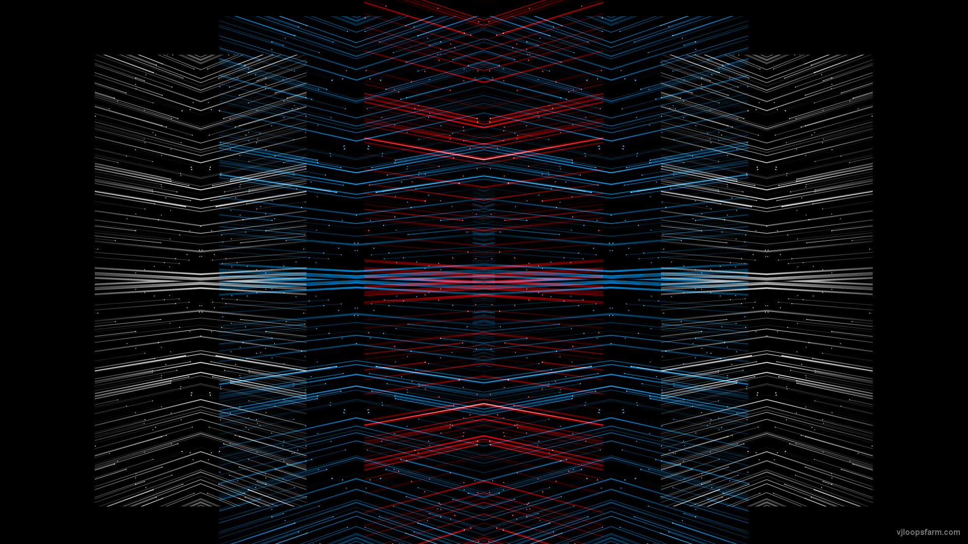 Club Blue and Red lines Pulse – VJ Loop