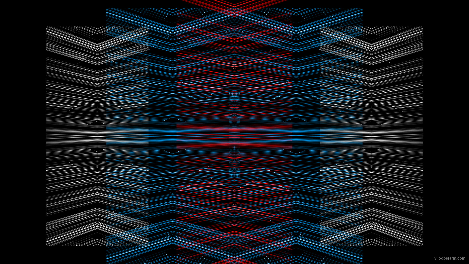 Club Blue and Red lines Pulse – VJ Loop