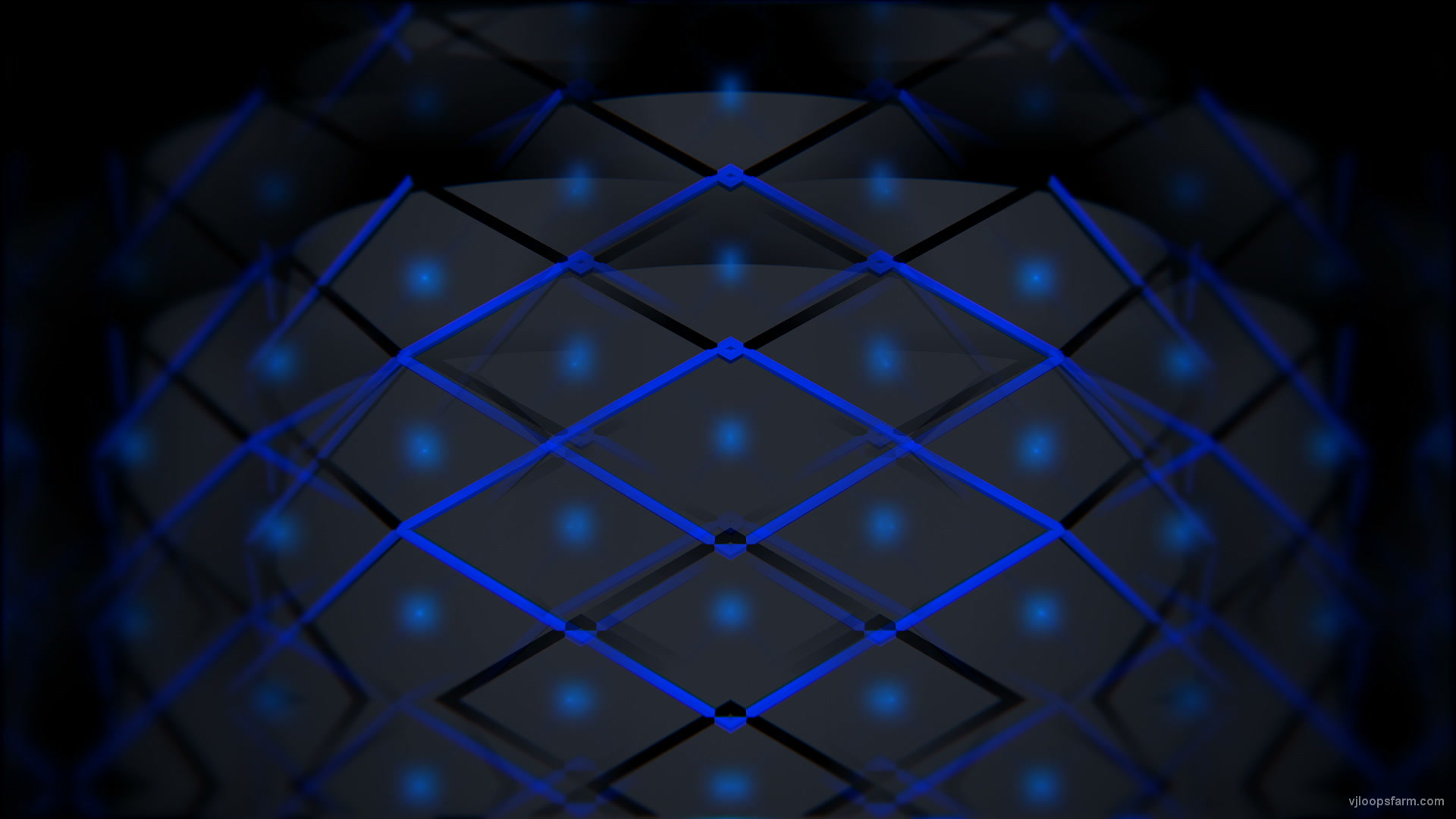 Grid Blue Back – VJ Loop