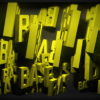 Video-Mapping-BASS-Displace-Text-Word_008 VJ Loops Farm