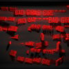 Video-Mapping-Bad-Girl-Displace-Text-Word_002 VJ Loops Farm