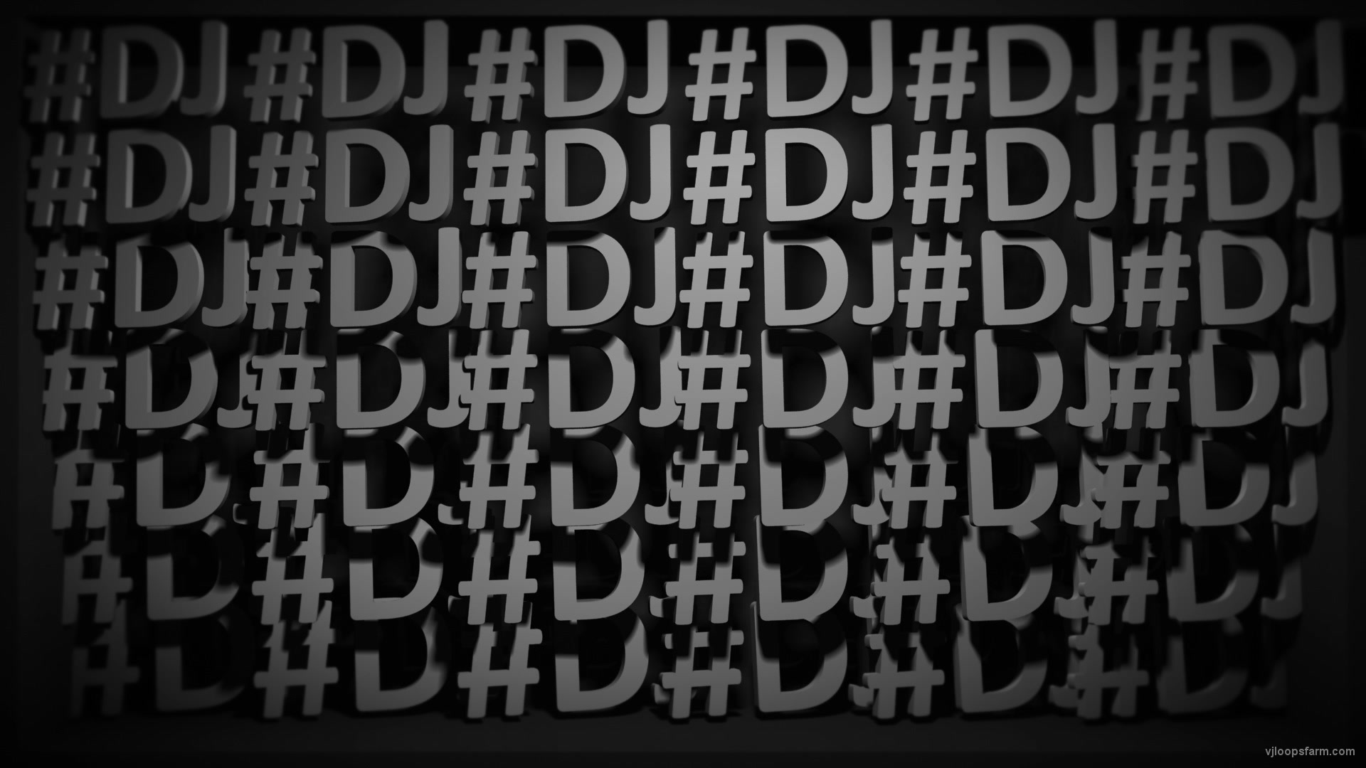 DJ Displace Text Full HD VJ Loop