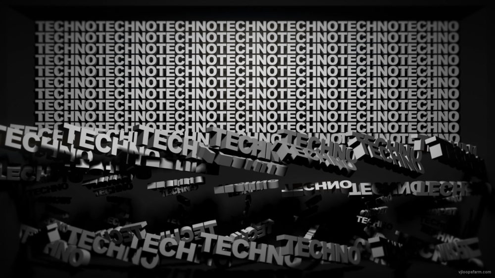 vj video background Video-Mapping-TECHNO-Displace-Text-Word_003