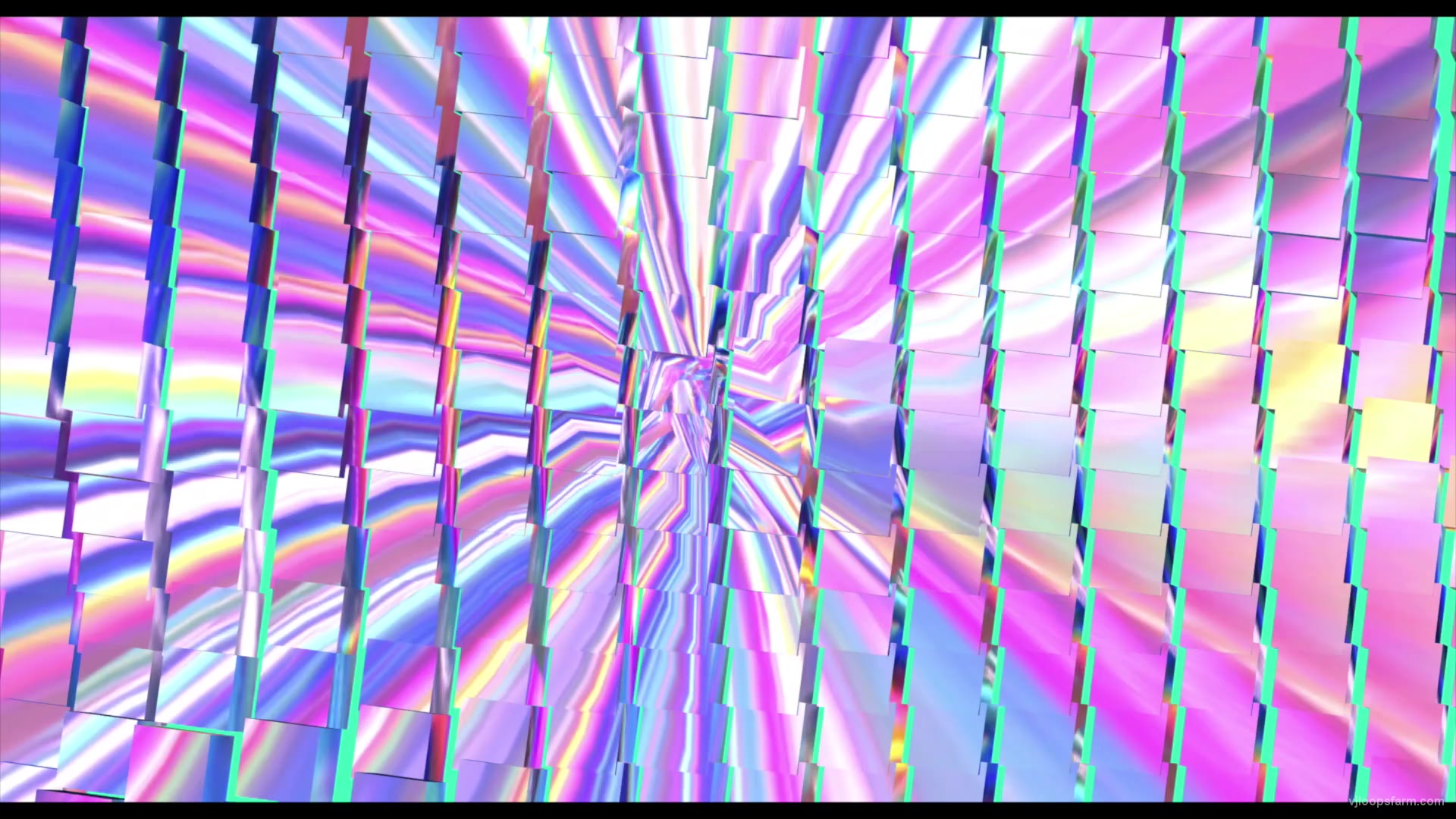Holographic Action Party Boxes Full HD 30fps VJ Loop