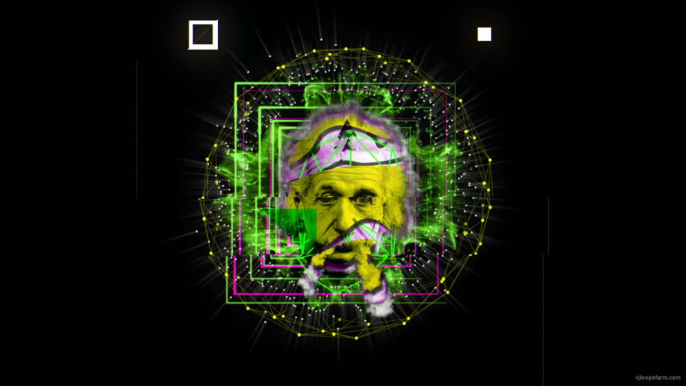 vj video background Albert-Einstein-Smoke-Motion-Face-Head-Mask-Vj-Loop_003