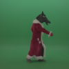 Creepy-horse-head-santa-dances-over-chromakey-background_002 VJ Loops Farm