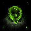Green-Skull-in-cuboid-animation-effect-on-black-motion-background-vj-loop_002 VJ Loops Farm