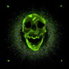 Green-Skull-in-cuboid-animation-effect-on-black-motion-background-vj-loop_009 VJ Loops Farm