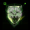 vj video background Green-leopard-facial-animation-effect-on-black-motion-background-vj-loop_003