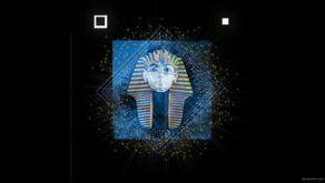 vj video background Mottled-Pharaoh-sphinx-animation-effect-on-black-motion-background-vj-loop_003