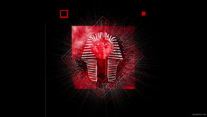 vj video background Red-Pharaon-animation-effect-on-black-motion-background-vj-loop_003