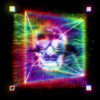 kaleidoscopic-Skull-in-a-cuboid-animation-effect-on-black-motion-background-vj-loop_004 VJ Loops Farm