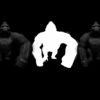 3D-animation-Gorilla-Trio-cyan-Strobing-background-VJ-Loop-LIMEART_008 VJ Loops Farm