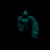 3D-animation-Gorilla-Trio-cyan-Strobing-background-VJ-Loop-LIMEART_009 VJ Loops Farm