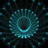 Fractal-blue-kaleidoscopic-background-motion-with-fractal-design-LIMEART_002 VJ Loops Farm