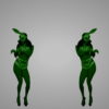 Multi-Rabbit-costumed-cute-woman-dancing-in-strobing-background-LIMEART-VJ-Loop_007 VJ Loops Farm