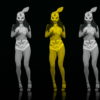 Rabbit-Art-design-of-female-disco-dancer-dancing-in-rabbit-costume-LIMEART-VJ-Loop_002 VJ Loops Farm