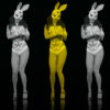 Rabbit-Art-design-of-female-disco-dancer-dancing-in-rabbit-costume-LIMEART-VJ-Loop_005 VJ Loops Farm