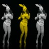 Rabbit-Art-design-of-female-disco-dancer-dancing-in-rabbit-costume-LIMEART-VJ-Loop_006 VJ Loops Farm