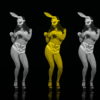 Rabbit-Art-design-of-female-disco-dancer-dancing-in-rabbit-costume-LIMEART-VJ-Loop_008 VJ Loops Farm