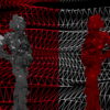 Red-white-polygonal-animated-3d-model-on-wire-motion-background-glitch-video-art-vj-loop_001 VJ Loops Farm