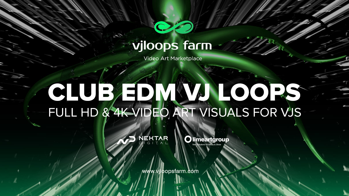 Club Visuals. EDM VJ Loops. DJ's Video Backgrounds - VJ Loops Farm