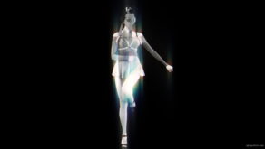 vj video background Black-White-Girl-in-Gas-Mask-marshing-with-glow-effect-stock-footage-video-art-vj-loop_003