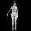 Black-White-Girl-in-Gas-Mask-marshing-with-glow-effect-stock-footage-video-art-vj-loop_006 VJ Loops Farm