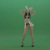 Black-white-sexy-costume-the-girl-moves-the-basin-in-different-directions-on-chromakey-background_008 VJ Loops Farm