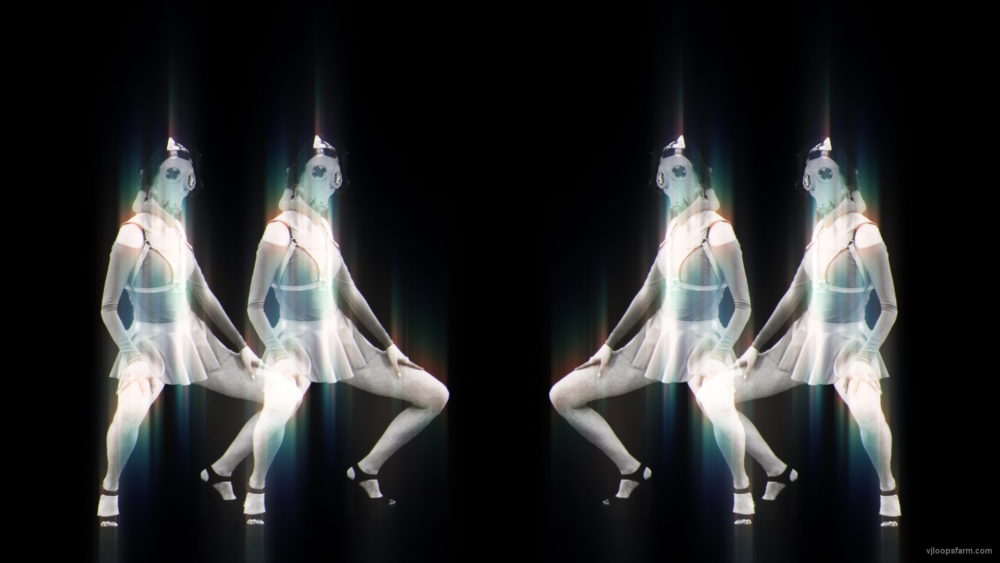 vj video background Side-Screen-Chernobyl-Girls-Dancing-in-pixel-sorting-effect-stock-footage-video-art-vj-loop-1_003