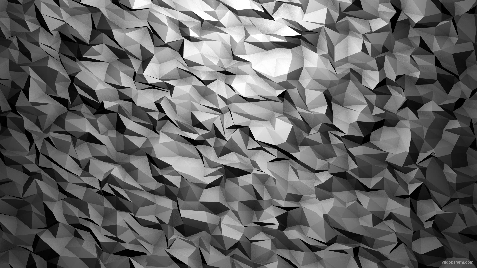 Polygonal Wall with intro small polygons animation | VJ Loops Farm