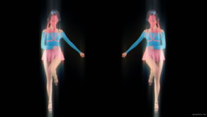 vj video background Side-Decor-Chornobyl-Glamour-Girls-marshing-with-glowing-effect-Video-art-vj-loop_003