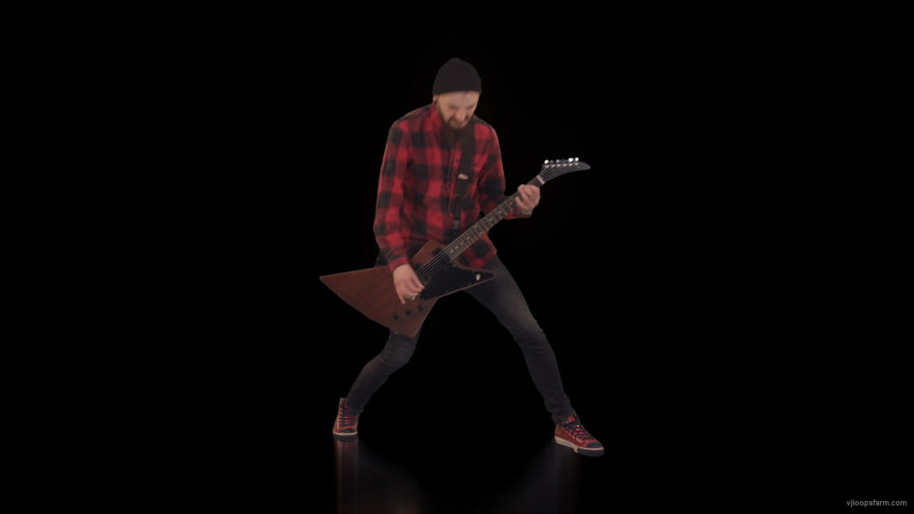 vj video background One-rocking-red-man-plays-guitar-vj-loop_003