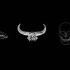 Three-Head-Skull-Bones-Hallowen-Play-Machine-isolated-on-black-VJ-Loop_005 VJ Loops Farm