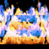 Fire-Pyramid-Blue-Yellow-Flame-Video-Art-VJ-Loop_005 VJ Loops Farm