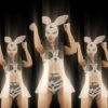 Bunny-Girls-Team-Power-Fist-Beat-Kombat-4K-Video-Art-VJ-Loop_007 VJ Loops Farm