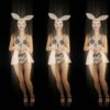 Five-jumping-Girls-in-Bunny-Mask-isolated-on-Black-background-4K-Video-Art-VJ-Loop_004 VJ Loops Farm
