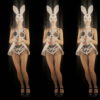 Five-jumping-Girls-in-Bunny-Mask-isolated-on-Black-background-4K-Video-Art-VJ-Loop_005 VJ Loops Farm
