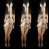 Five-jumping-Girls-in-Bunny-Mask-isolated-on-Black-background-4K-Video-Art-VJ-Loop_007 VJ Loops Farm