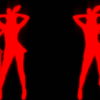 Red-Strobe-Bunny-Girls-Bodyguards-Side-Playboy-Rabbit-Dance-4K-Video-Art-VJ-Loop_002 VJ Loops Farm